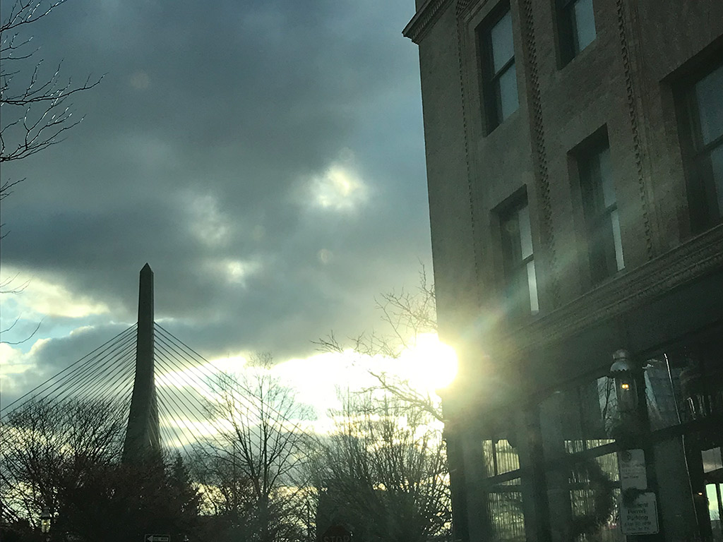 Zakim Bridge at Sunset